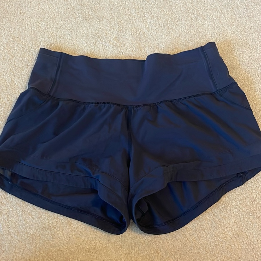 Navy Lululemon shorts